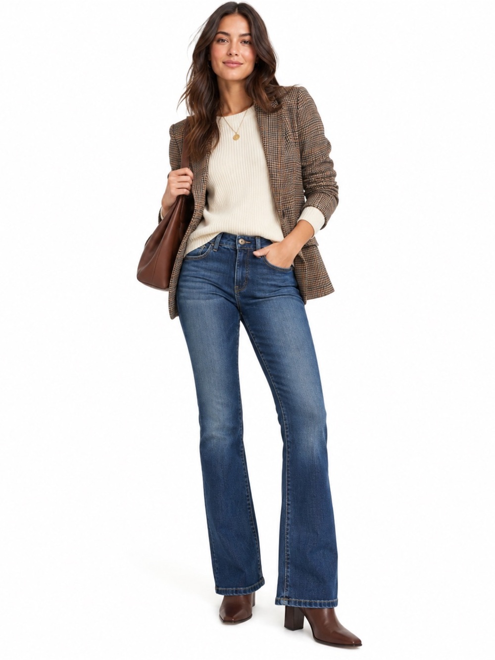CAbi Dark Wash Bootcut Jeans Size 4